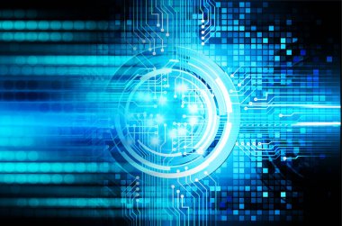 Siber devre gelecekteki teknoloji kavramı