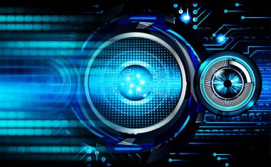 Siber devre gelecekteki teknoloji kavramı