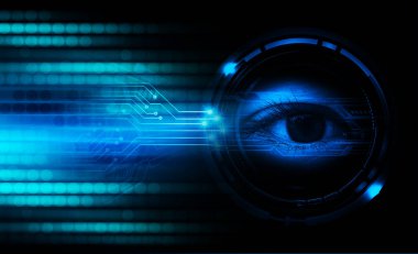 Siber devre gelecekteki teknoloji kavramı