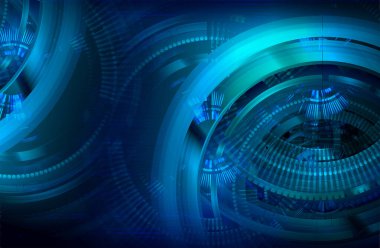 Siber devre gelecekteki teknoloji kavramı