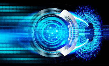 Siber devre gelecekteki teknoloji kavramı