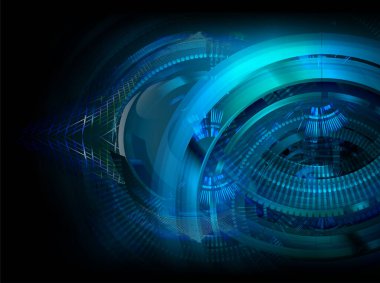 Siber devre gelecekteki teknoloji kavramı