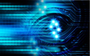 Siber devre gelecekteki teknoloji kavramı