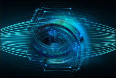 Siber devre gelecekteki teknoloji kavramı