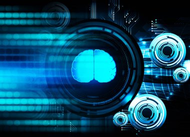 Siber devre gelecekteki teknoloji kavramı