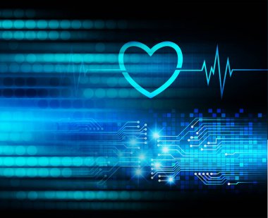 Siber devre gelecekteki teknoloji kavramı