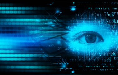 Siber devre gelecekteki teknoloji kavramı