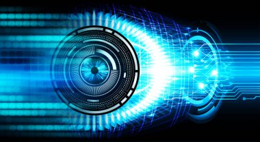 Siber devre gelecekteki teknoloji kavramı