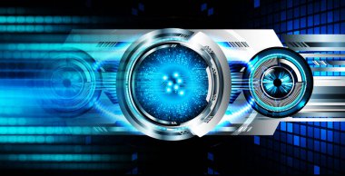 Siber devre gelecekteki teknoloji kavramı