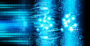 Siber devre gelecekteki teknoloji kavramı