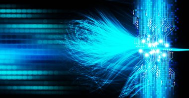 Siber devre gelecekteki teknoloji kavramı