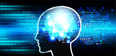 Siber devre gelecekteki teknoloji kavramı