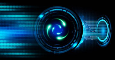 Siber devre gelecekteki teknoloji kavramı