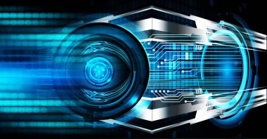 Siber devre gelecekteki teknoloji kavramı