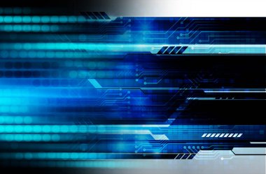 Siber devre gelecekteki teknoloji kavramı