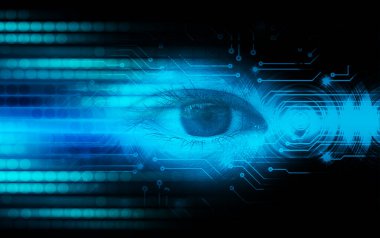 Siber devre gelecekteki teknoloji kavramı