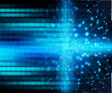 Siber devre gelecekteki teknoloji kavramı