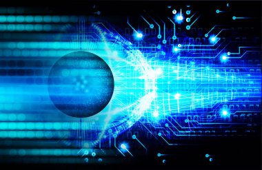 Siber devre gelecekteki teknoloji kavramı