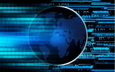 Siber devre gelecekteki teknoloji kavramı