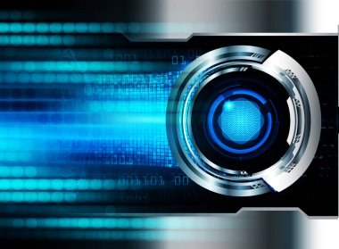 Siber devre gelecekteki teknoloji kavramı