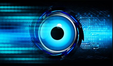 Siber devre gelecekteki teknoloji kavramı