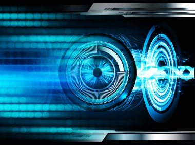 Siber devre gelecekteki teknoloji kavramı