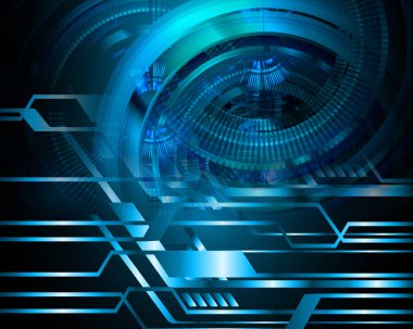 Siber devre gelecekteki teknoloji kavramı