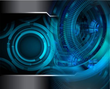 Siber devre gelecekteki teknoloji kavramı