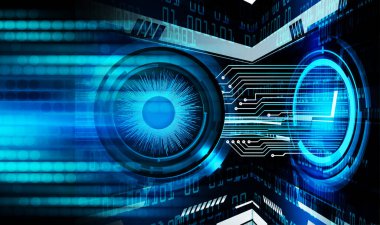 Siber devre gelecekteki teknoloji kavramı