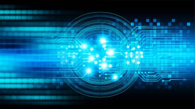 Siber devre gelecekteki teknoloji kavramı