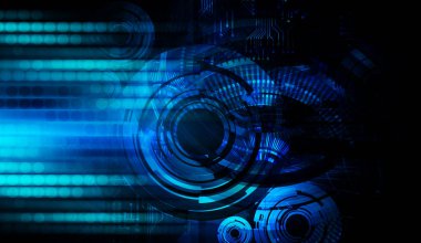 Siber devre gelecekteki teknoloji kavramı