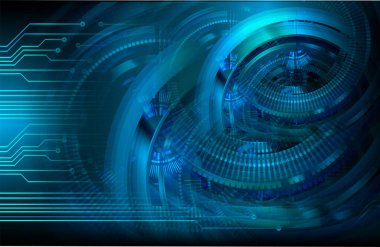 Siber devre gelecekteki teknoloji kavramı