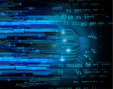 Siber devre gelecekteki teknoloji kavramı