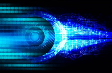 Siber devre gelecekteki teknoloji kavramı