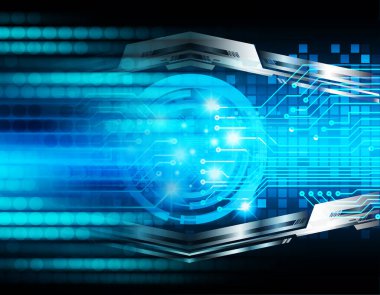 Siber devre gelecekteki teknoloji kavramı