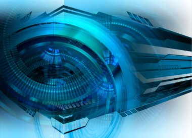 Siber devre gelecekteki teknoloji kavramı