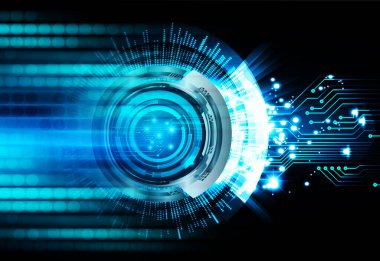 Siber devre gelecekteki teknoloji kavramı