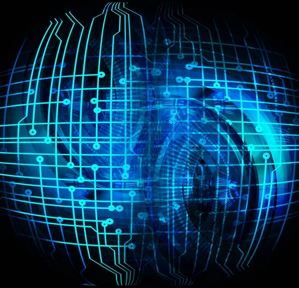 Cyber Circuit Technologie Future Concept Fond — Photo
