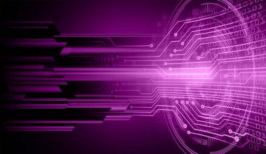 soyut teknoloji arka planı, vektör illüstrasyonu, siber güvenlik kavramı