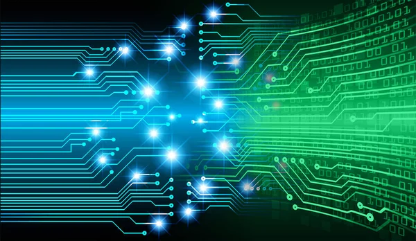 Tecnología Abstracta Fondo Ilustración Vectorial Concepto Seguridad Cibernética — Archivo Imágenes Vectoriales