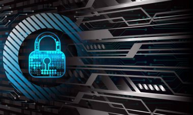 soyut teknoloji arkaplanı, vektör illüstrasyonu