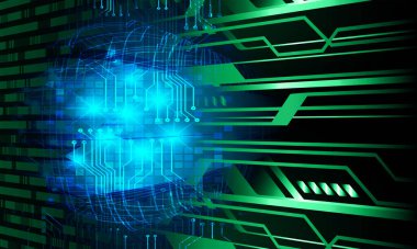 soyut teknoloji arkaplanı, vektör illüstrasyonu