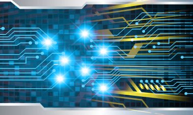 soyut teknoloji arkaplanı, vektör illüstrasyonu