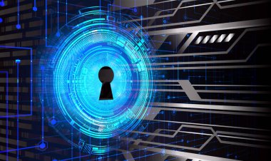 soyut teknoloji arkaplanı, vektör illüstrasyonu