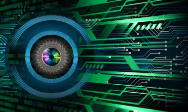 soyut teknoloji arkaplanı, vektör illüstrasyonu