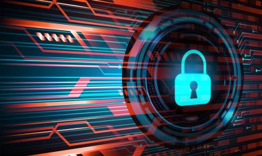 soyut teknoloji arkaplanı, vektör illüstrasyonu