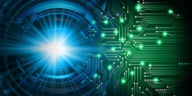 soyut teknoloji arka planı, vektör illüstrasyonu, siber güvenlik kavramı