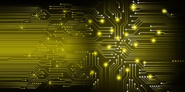 soyut teknoloji arka planı, vektör illüstrasyonu, siber güvenlik kavramı