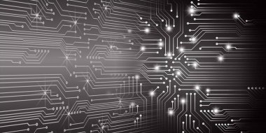 soyut teknoloji arka planı, vektör illüstrasyonu, siber güvenlik kavramı