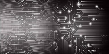 soyut teknoloji arka planı, vektör illüstrasyonu, siber güvenlik kavramı